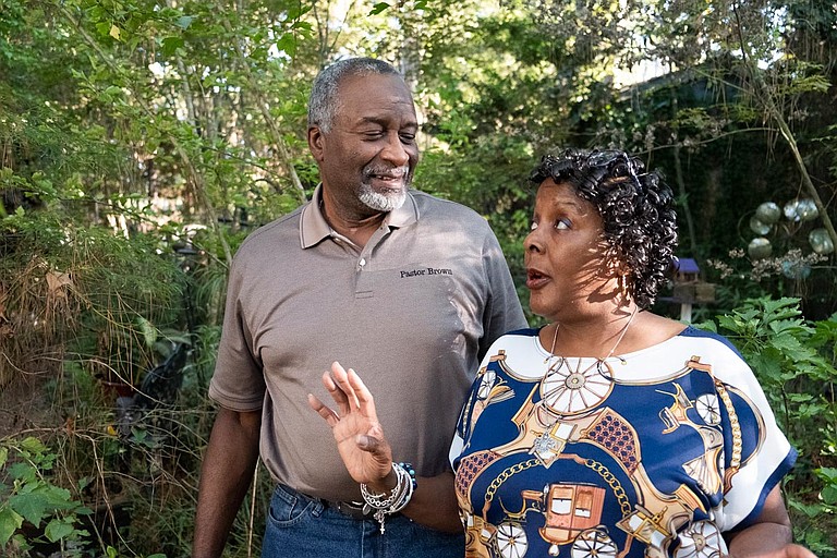Herbert and Stephany Brown may bring back Alta Woods’ neighborhood association now that they are retired. Photo by Seyma Bayram