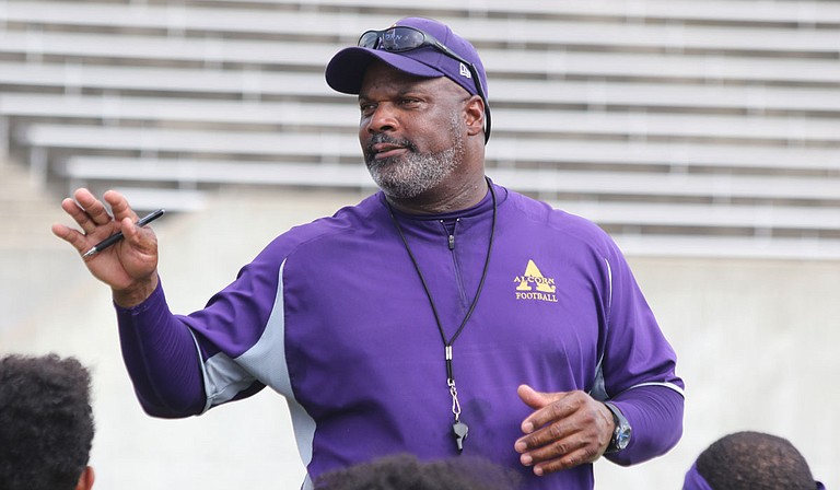 McNair leads the Braves to a 8-3 overall record and 6-1 record in SWAC play and a sixth straight East title this year. Courtesy Alcorn Athletics.