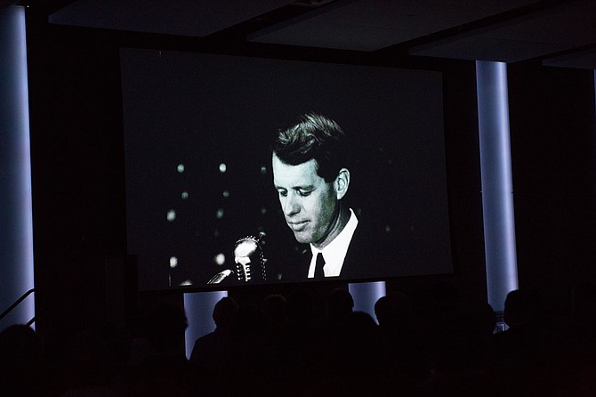 Mississippi filmmaker Mary Blessey reveals that black and white University of Mississippi students together made a deal with Robert F. Kennedy in the 1960s to expose a secret about former Gov. Ross Barnett that may have cost him another term. She held an advance screening of her film at the Mississippi Civil Rights Museum on Dec. 11, 2019. Photo courtesy Mary Blessey