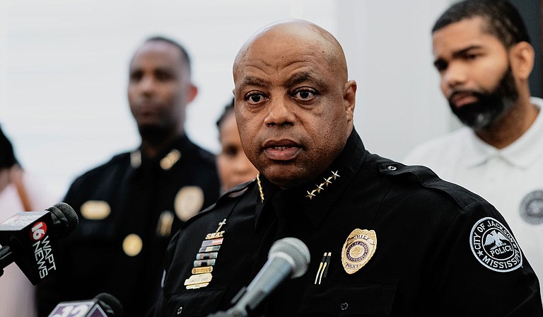 On Dec. 26, Jackson Police Department Chief James Davis announced a new task force aimed at curbing gun violence in Jackson called "Operation Targeting Gun Violence." Since its launch Dec. 9, the task force has made 82 arrests, he said. File photo by Ashton Pittman