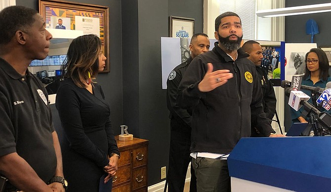 Ending violence in Jackson requires structural solutions that also address poverty and lax gun laws, Mayor Chokwe A. Lumumba said during a press conference on Jan. 10. Photo by Seyma Bayram