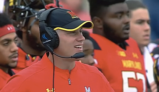 The University of Mississippi's new assistant football coach, D.J. Durkin, was part of a toxic and dangerous team culture at the University of Maryland, where player Jordan McNair died after a practice in summer heat. Screenshot courtesy ESPN