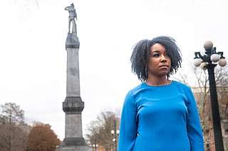 UM senior and Rhodes scholar Arielle Hudson calls the latest delay of moving the Confederate monument from the heart of the University of Mississippi campus a "setback." The Institutions of Higher Learning Board hurriedly pulled a final vote on the relocation on Thursday, Jan. 17. Photo by Seyma Bayram