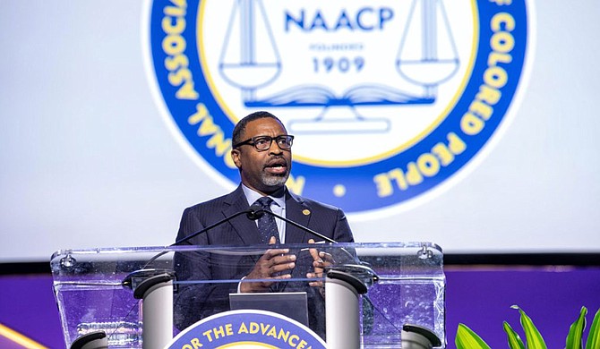 National NAACP President Derrick Johnson is pushing back on President Donald Trump's attempt to buy black voters and garner their support. Photo courtesy NAACP