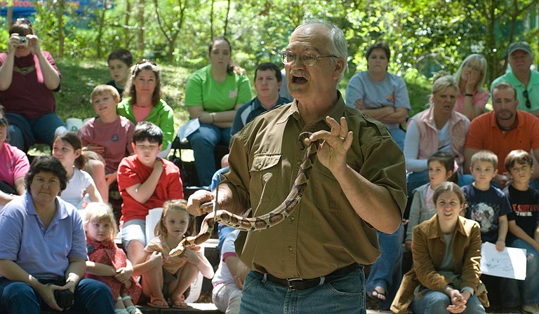 Snake expert Terry Vandeventer will host live reptile shows again at this year’s NatureFEST. Photo courtesy Mississippi Museum of Natural Science