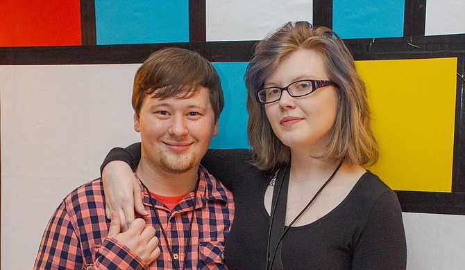 Deputy Editor Nate Schumann poses with his fiancée, Hannah, at the Best of Jackson 2020 Party. Photo by Acacia Clark