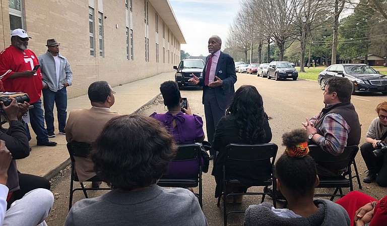 Surrogates for the Bernie Sanders campaign spoke at the Two Mississippi Museums on Friday, March 6. Over the weekend, actor Danny Glover led canvassers to get out the vote in Jackson. Photo by Julian Mills.