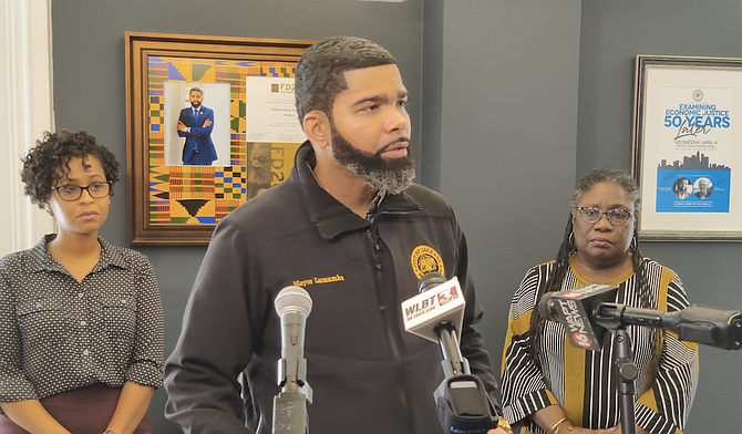 Jackson Mayor Chokwe Lumumba announced the creation of a COVID-19 task force on March 12 to monitor the progress of the novel coronavirus in the capital city. Photo by Nick Judin