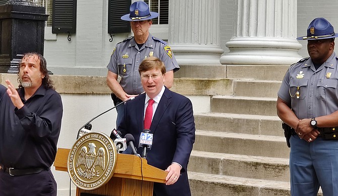 Gov. Tate Reeves will not be recommending a statewide lockdown until more information on the spread of COVID-19 is available. Reeves will sign additional executive orders to limit mass gatherings later today. Photo by Nick Judin