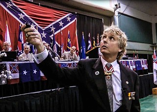 Sons of Confederate Veterans Commander-in-Chief Michael Givens spoke the the SCV's Annual Reunion in Vicksburg, Miss., in 2013. Mississippi Lt. Gov. Tate Reeves was among those speaking. Photo courtesy SCVORG channel on YouTube