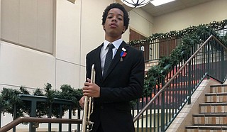 Local junior and trombonist William Hulbert Jr. earned a place in the internationally recognized Mississippi Lions All-State Band. Photo courtesy William Hulbert Jr.