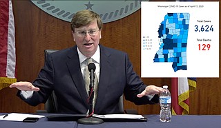 Gov. Tate Reeves says a final decision on reopening the state is coming Friday after a meeting with Donald Trump. Currently, the shelter-in-place order established on April 3 is set to expire on Monday, April 20. Photo courtesy State of Mississippi