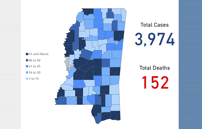 MSDH is reporting 181 new cases of COVID-19 for Friday, April 17.
