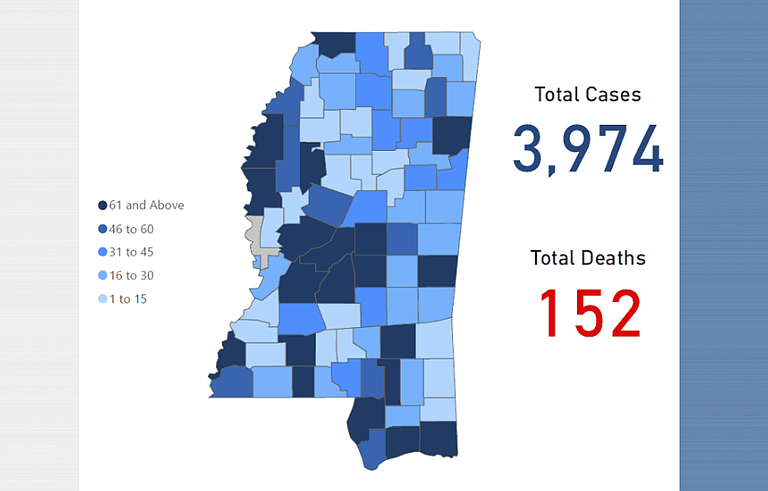 MSDH is reporting 181 new cases of COVID-19 for Friday, April 17.