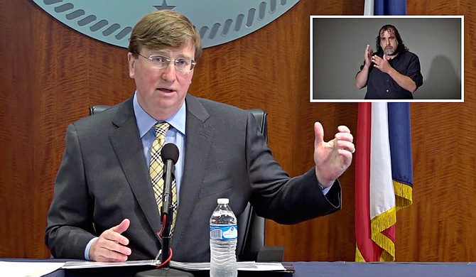 Mississippi Gov. Tate Reeves said Tuesday that the state economy will reopen gradually after health officials and others say it's safe to do so during the coronavirus pandemic. He cautioned that life will not immediately return to normal. Photo courtesy State of Mississippi