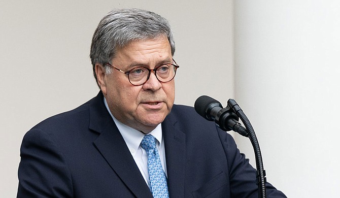 Attorney General William Barr on Monday ordered federal prosecutors across the U.S. to identify coronavirus-related restrictions from state and local governments “that could be violating the constitutional rights and civil liberties of individual citizens.” Official White House Photo by Shealah Craighead