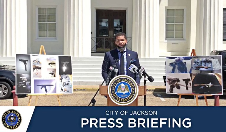 The city of Jackson and Mayor Chokwe Antar Lumumba (pictured) “exploited the present public health crisis" to limit people's Second Amendment right to carry firearms for self-defense, says the federal lawsuit by state Rep. Dana Criswell of Olive Branch. Photo courtesy City of Jackson