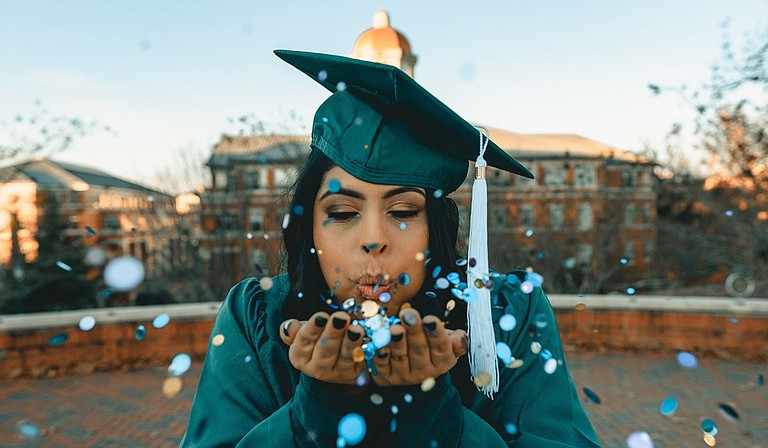 Commencement ceremonies in Mississippi are looking a bit different than usual as graduates began to receive their degrees via virtual celebrations. Photo by Clay Banks on Unsplash