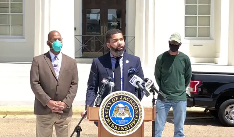 On April 27, 2020, Mayor Chokwe A. Lumumba announced that the City of Jackson had filed a lawsuit against Canadian National Railway over a blocked railroad underpass in west Jackson. The City is demanding that the railroad company pay for and reopen the underpass after the company closed it in 2016. Photo courtesy City of Jackson