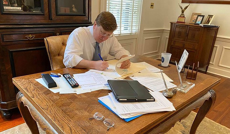 Tate Reeves should have known that lieutenant governor is a powerful position—he'd been Mississippi's "LG" for the eight years prior to this one. Photo courtesy State of Mississippi