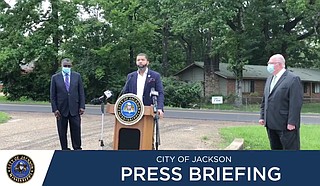 Mayor Chokwe A. Lumumba announced on May 22, 2020, that 13 Jackson streets are now slated for repaving. Photo courtesy City of Jackson