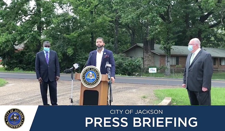 Mayor Chokwe A. Lumumba announced on May 22, 2020, that 13 Jackson streets are now slated for repaving. Photo courtesy City of Jackson