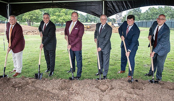 Mississippi State University held a groundbreaking ceremony on Monday, June 15, for construction on a new music building north of the university’s current band and choral rehearsal hall on Hardy Road in Starkville. Photo courtesy Logan Kirkland/MSU