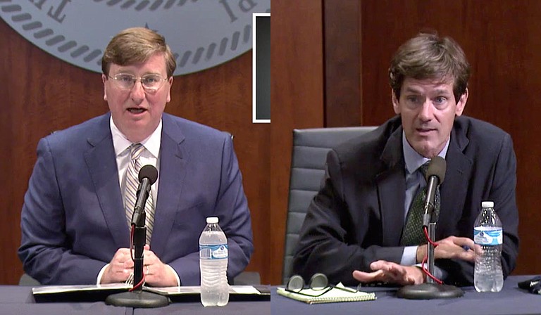 As COVID-19 continues to rapidly spread, the Mississippi State Department of Health’s data-management system is failing. Gov. Tate Reeves and State Health Officer Dr. Thomas Dobbs have reduced their public appearances at the same time. Photo by State of Mississippi