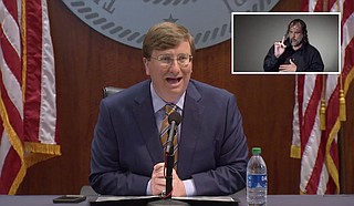 Mississippi Gov. Tate Reeves said Wednesday the state is pausing its efforts to reopen the economy after a recent surge in new reported coronavirus cases. Photo courtesy State of Mississippi