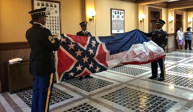 Mississippi just ditched its Confederate-themed state flag. Later this year, the state's voters will decide whether to dump a statewide election process that dates to the Jim Crow era. Photo by Emily Wagster Pettus via AP