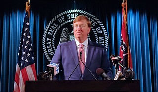 Mississippi Gov. Tate Reeves has tested negative for the coronavirus, a day after announcing he was going into isolation after being in contact with a lawmaker who tested positive. Photo by Nick Judin