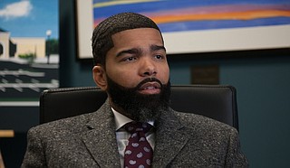 Mayor Chokwe A. Lumumba at the Jackson People's Assembly meeting pushed the need for community involvement in the City of Jackson’s decision-making process. File Photo by Stephen Wilson