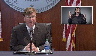 Mississippi Gov. Tate Reeves described college football—even amid the coronavirus pandemic—as “essential” Tuesday, his comments echoing a tweet President Donald Trump posted the day before and coming on the same day his Republican counterpart in Florida also pushed for games to be held this fall. Photo courtesy State of Mississippi