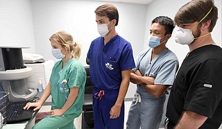 Medical personnel at the Jackson Free Clinic. Photo courtesy Jackson Free Clinic