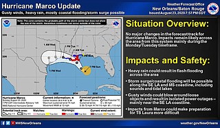 Mississippi Gov. Tate Reeves declared a state of emergency Saturday ahead of Tropical Storms Laura and Marco, which are headed into the Gulf of Mexico. Photo courtesy MEMA