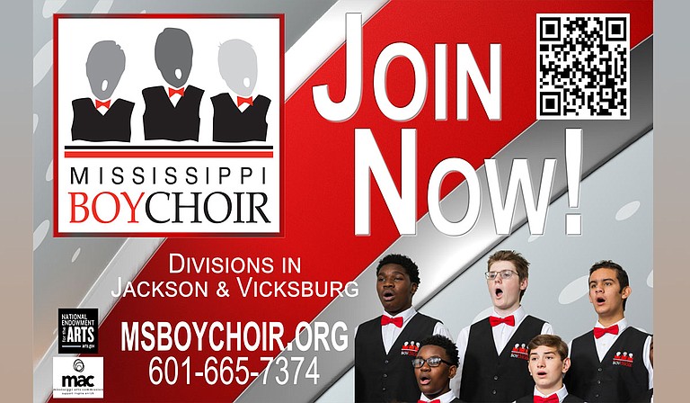 The Mississippi Boychoir is currently recruiting members for both its Jackson and Vicksburg divisions. Recruitment is open for second graders through high school seniors. Photo courtesy Mississippi Boychoir