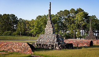 The Mississippi Museum of Art debuted a new exhibit called "Leonardo Drew: City in the Grass" on Saturday, Sept. 26. Photo courtesy Mississippi Museum of Art