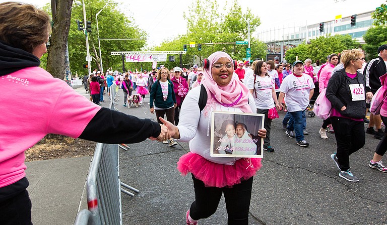 In past years, the Survivor Parades have been in person. This year, the Survivor Parade has adapted so that participants drive decorated cars. Photo courtesy Susan G Komen Memphis-Mid South MS