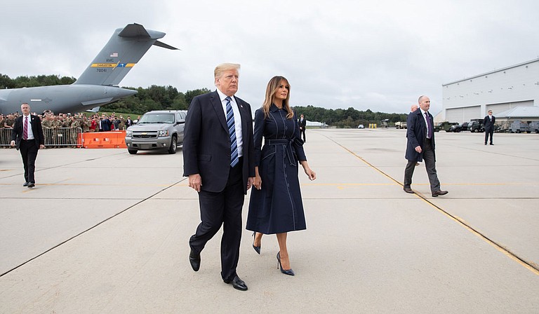 Donald and Melania Trump, shown here, have tested positive for COVID-19 according to Trump's Twitter feed. Official White House Photo by Shealah Craighead