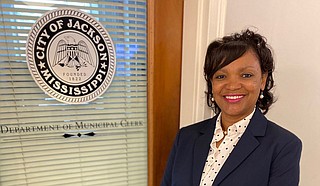 Municipal Clerk Angela Harris explained the role of the Municipal Election Commission members at the Jackson City Council meeting Tuesday. Photo courtesy City of Jackson