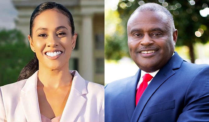 After none of the Ward 2 special election candidates drew a majority of votes yesterday, the two with the highest number, Angelique Lee and Tyrone Lewis, will compete in the Dec. 8 runoff. Photo courtesy Angelique Lee, Tyrone Lewis