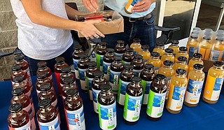 Inaka Tea sells homemade barley tea by the bottle both online and through local retailers like the Farmer’s Market on High Street. Photo by Kristin Brenemin