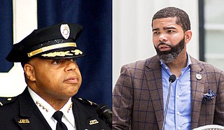 Mayor Chokwe A. Lumumba and Jackson Police Department Chief James Davis are facing a civil suit filed by 21 former and current members of the police force. Photo courtesy City of Jackson