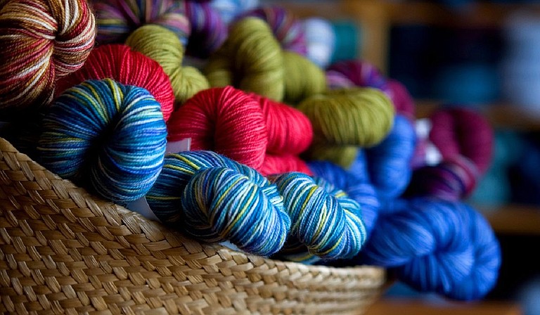 The Knit Studio offers a variety of crafting supplies, particularly yarn for beginners and veterans alike. Photo courtesy The Knit Studio