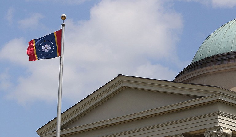 Republican Gov. Tate Reeves will sign a bill Monday to update state law with a description of the flag, his spokeswoman said Friday. Immediately after the signing, officials are scheduled to have a ceremony to raise the new flag at the state Capitol. Photo courtesy MDAH