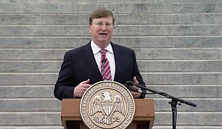 In his “State of the State” address, Gov. Tate Reeves extolled Missippian’s industriousness and perseverance while proposing to abolish state income tax. Photo courtesy State of Mississippi