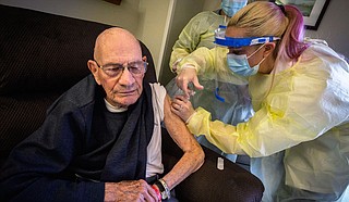 Thirty percent of Mississippians age 70 and up have received their first vaccine dose, while 20% of those 60 and older have been vaccinated. Photo by New Jersey Department of Military and Veterans Affairs Photo by Mark C. Olsen