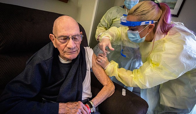 Thirty percent of Mississippians age 70 and up have received their first vaccine dose, while 20% of those 60 and older have been vaccinated. Photo by New Jersey Department of Military and Veterans Affairs Photo by Mark C. Olsen