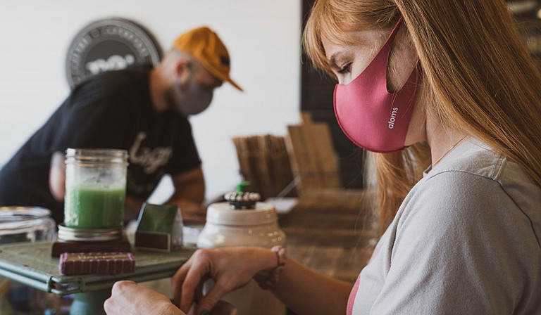 Mississippi Gov. Tate Reeves is extending an order that requires people to wear masks in public places in most parts of the state, to guard against spread of the coronavirus. Photo by Atoms on Unsplash