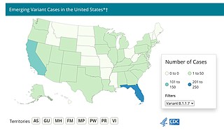 Health officials have not yet identified any cases of the new and highly contagious U.K. coronavirus variant in Mississippi, even as the variant has appeared in neighboring states, State Epidemiologist Dr. Paul Byers said Friday. Photo courtesy CDC